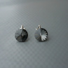 Swarovski silver night a klipsy antialergické