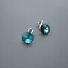 Swarovski Bermuda blue a klipsy antialergické