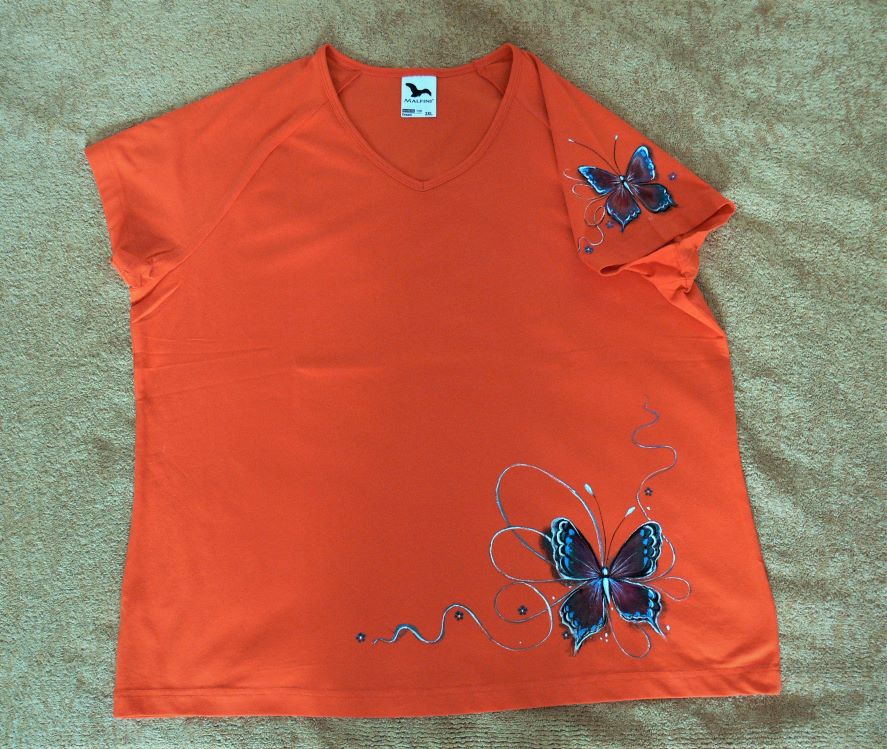 Ručně malované tričko