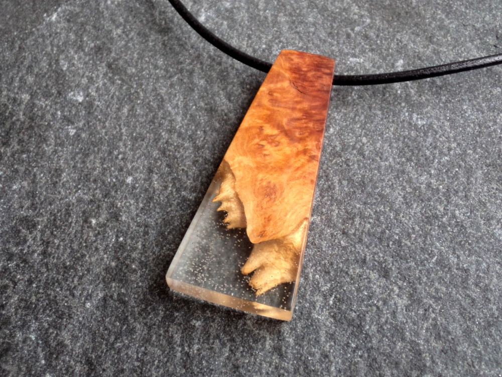 Dřevěný šperk - red mallee