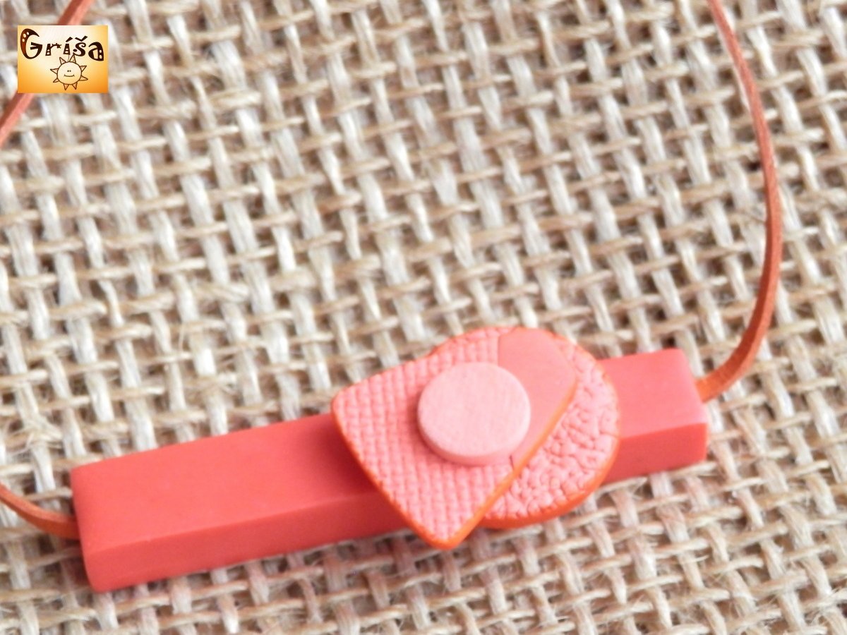 Na tyčce - oranžová