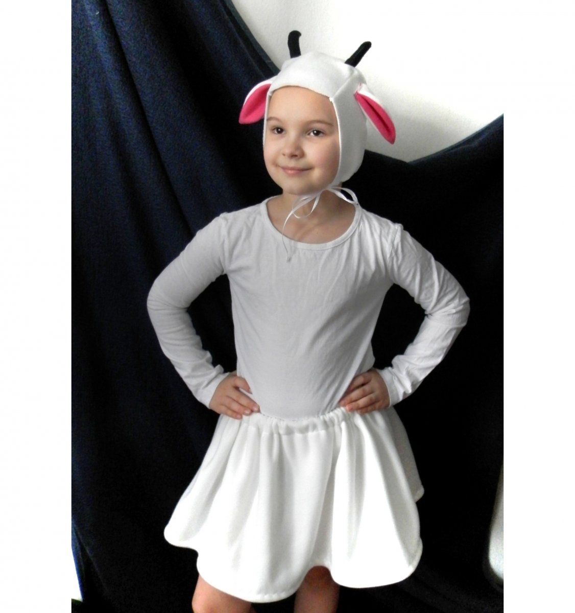 kůzle kozička -maska převlek na karnevaly  5-8 let