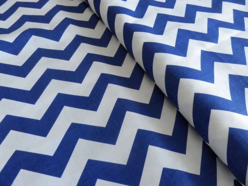 Tmavě modrý chevron