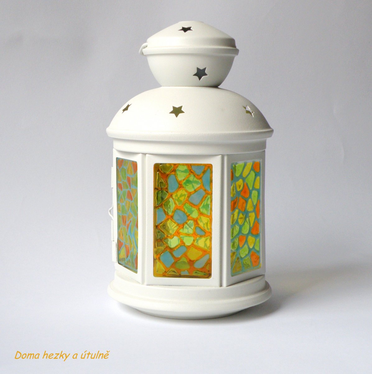 Lucerna na čajové svíčky MOZAIKA