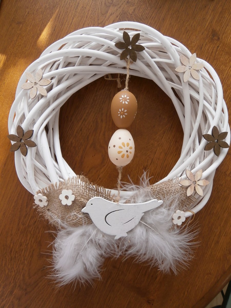 Velikonoční věnec na dveře 