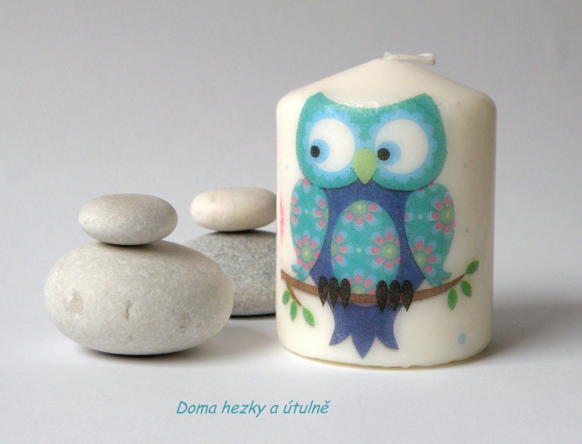 Svíčka Sovička kouká