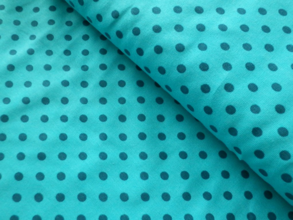 Úplet tyrkysový puntík