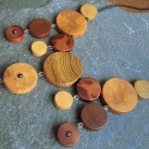 Dřevěný šperk - kroužky