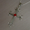 Křížek s karneolem