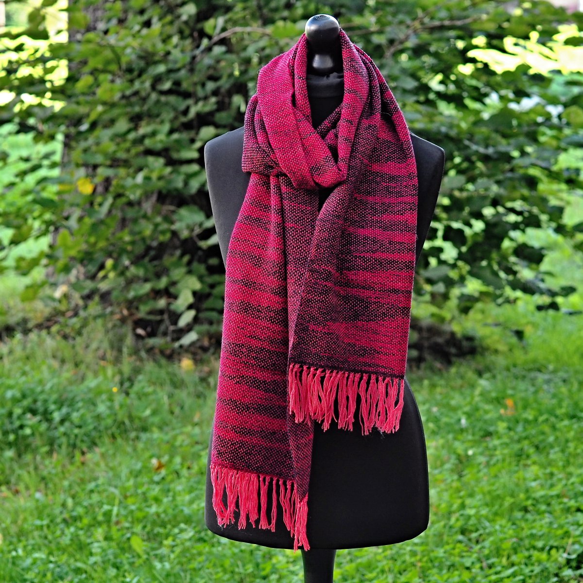 RUČNĚ TKANÁ ZAVINOVACÍ ŠALA - TERKA  