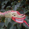 Celodřevěná dekorativní hračka - had z Amazonie