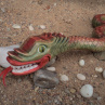 Celodřevěná dekorativní hračka - had z Amazonie