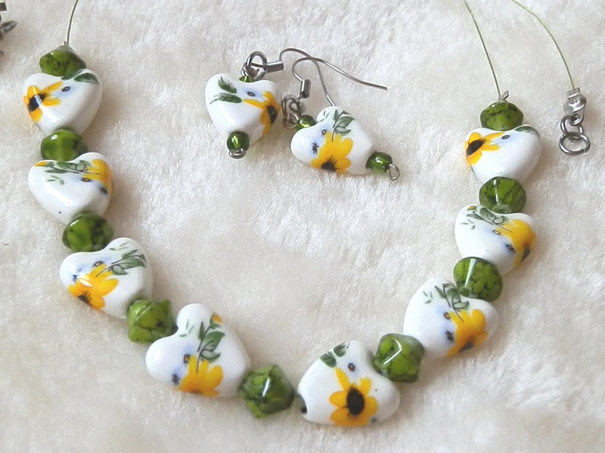 Náhrdelník - Slunečnice