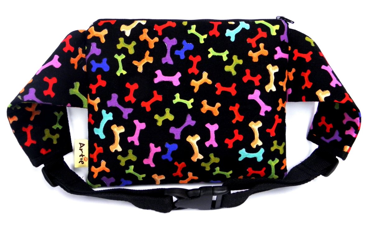 Stylová kapsa - barevné kostičky