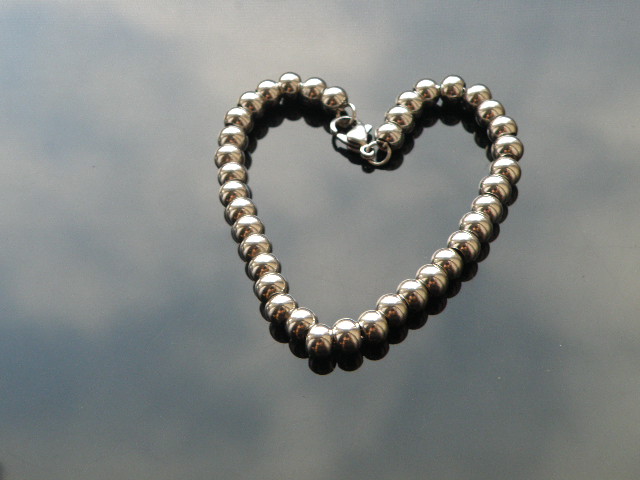 Náramek - nerez + mooooc kuliček