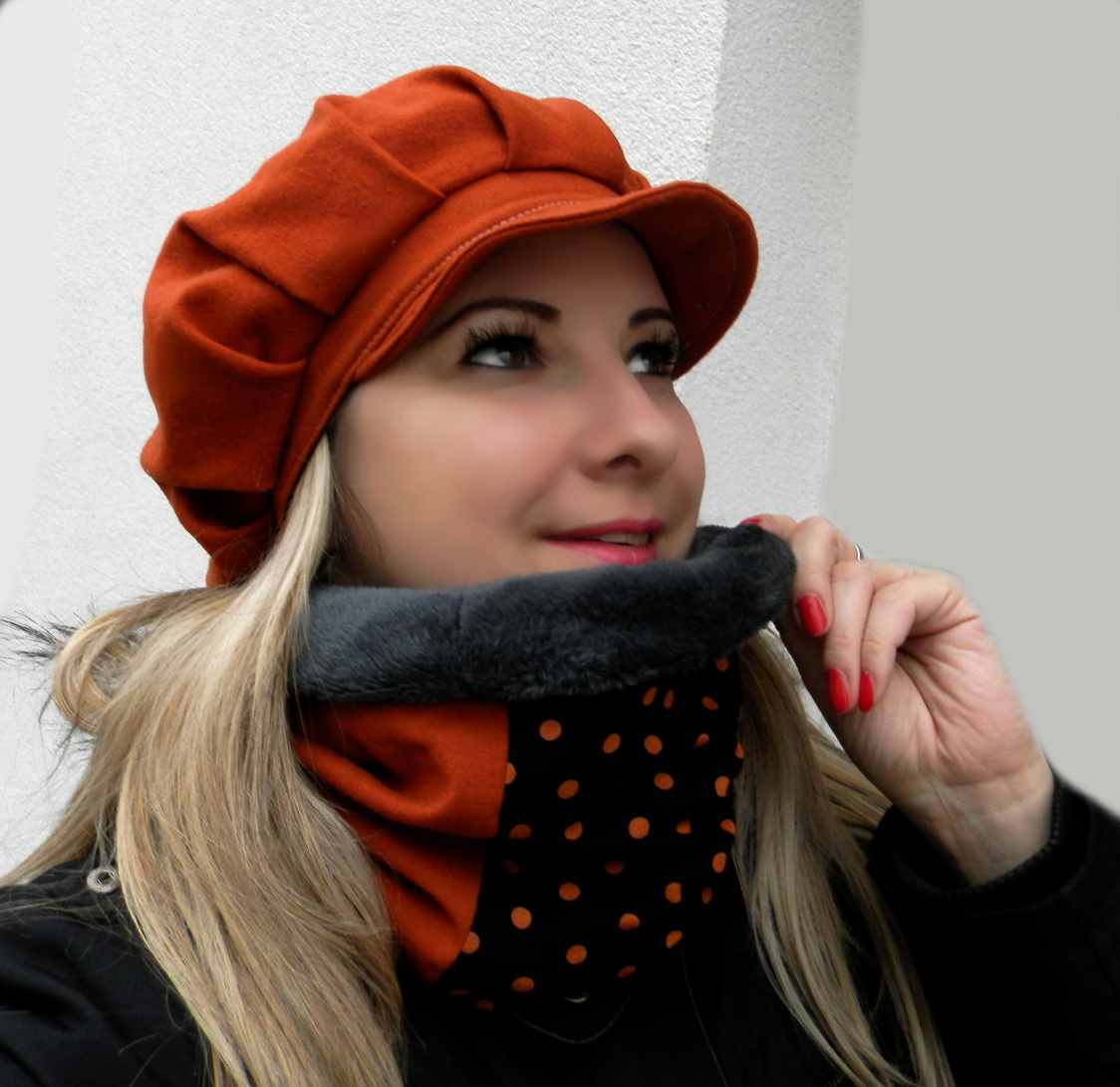 ČEPICE BEKOVKA KŠILTOVKA CIHLOVÁ