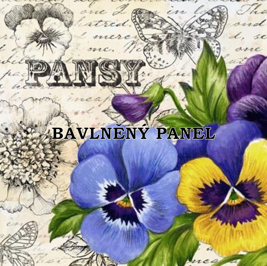 BAVLNĚNÝ PANEL - digitální tisk -  PB244