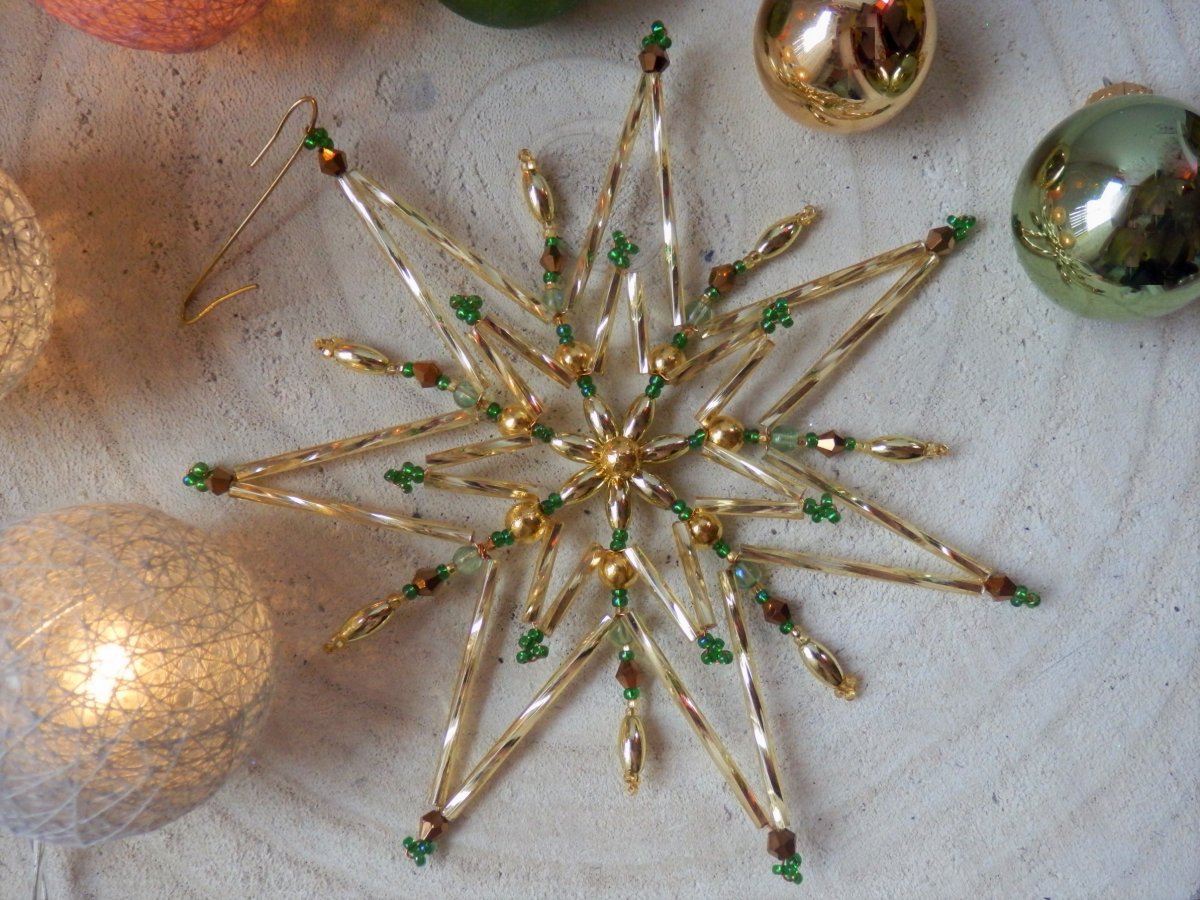 Vánoční ozdoba - hvězda 