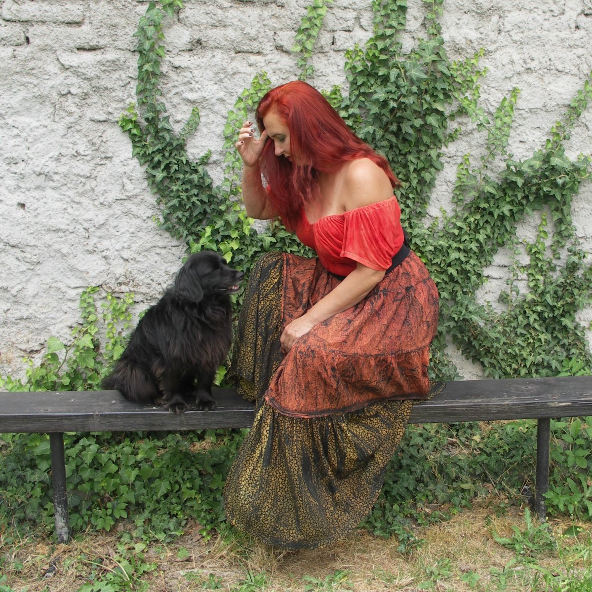 Maxi sukně volánová S-XL