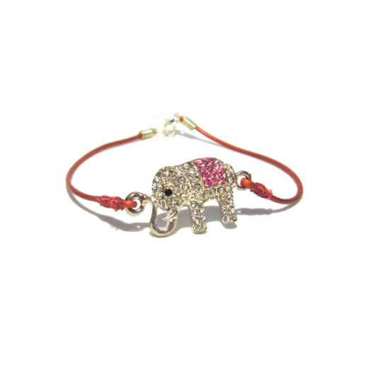 Boho náramek, Amulet pro štěstí, Slon