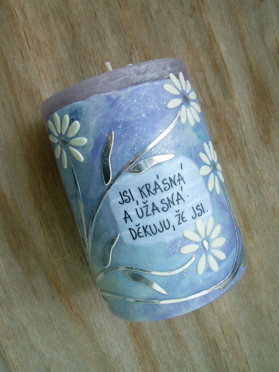 Pro zasněnou duši - vonná svíčka (10 cm)