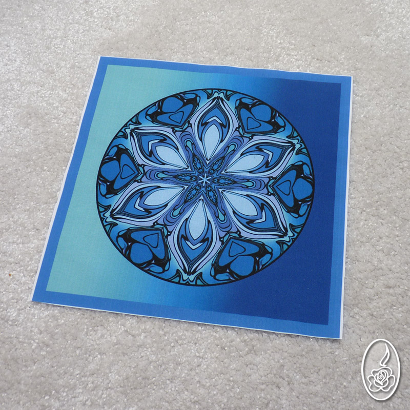 Látkový panel s mandalou 10