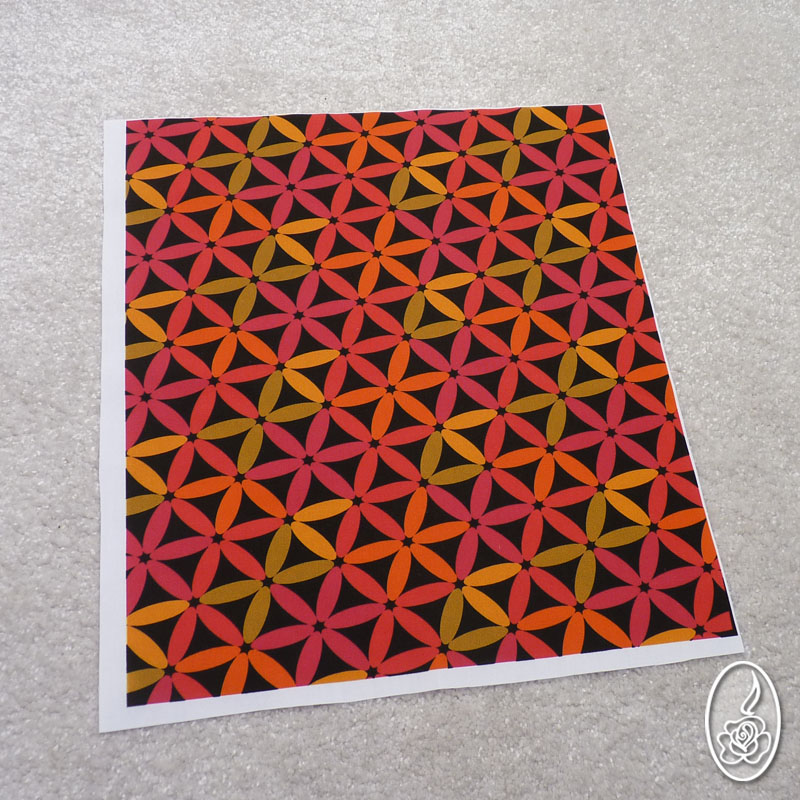 Látkový panel se vzorem květ života