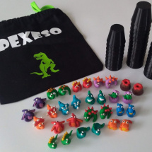 3D pexeso - Dinosauři - černé