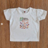 Bílé bavlněné dětské tričko velikosti 98 