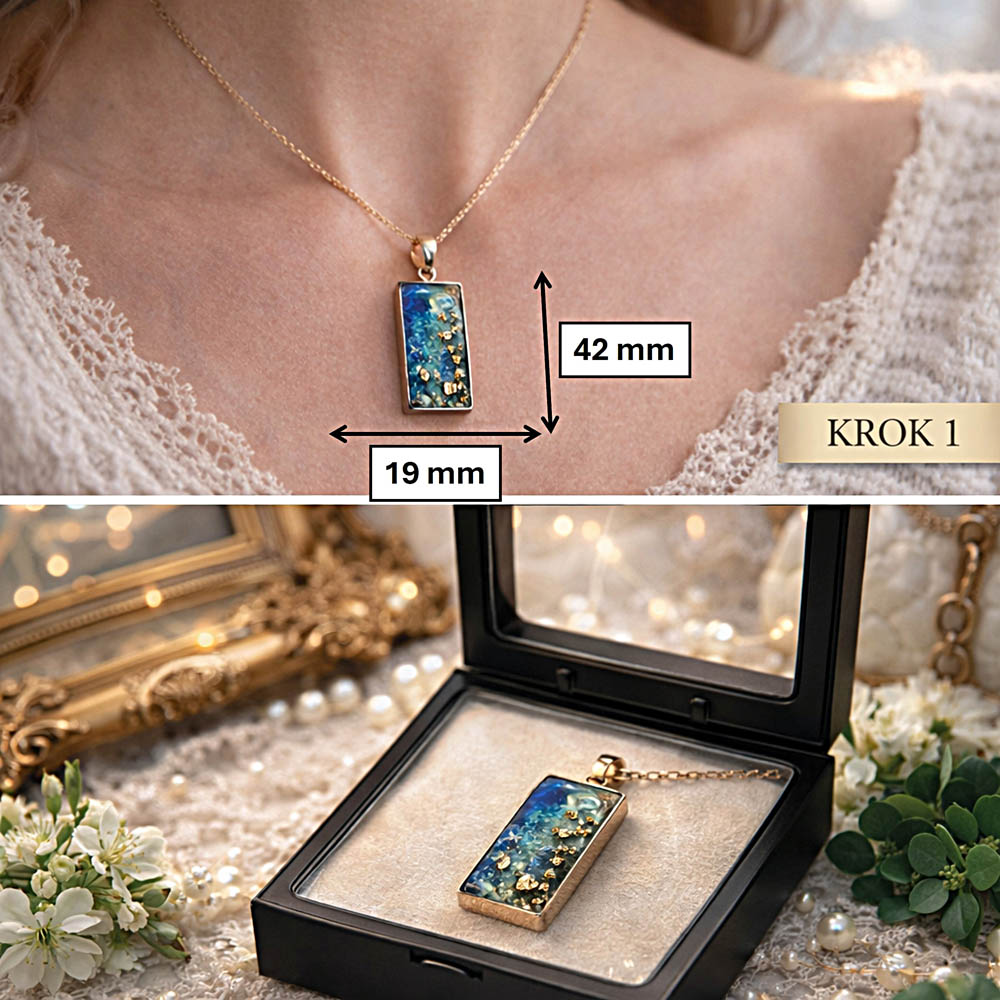 Přívěsek na krk 11 - pryskyřice