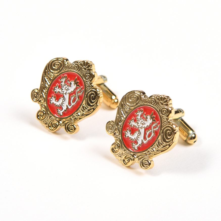 Manžetové knoflíčky s českým lvem