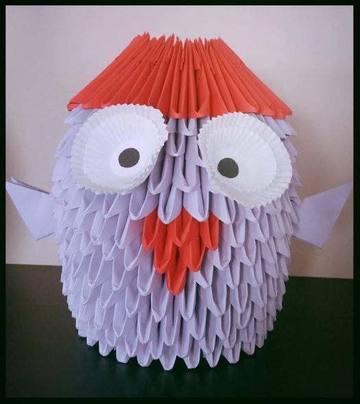 Veselý ptáček: origami