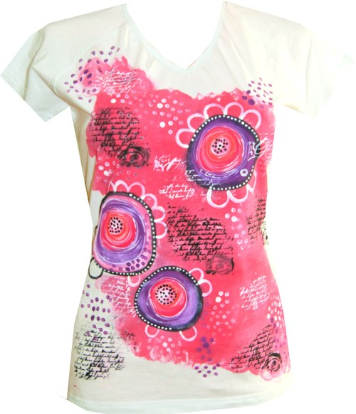 RŮŽOVÉ SNĚNÍ - tričko dámské