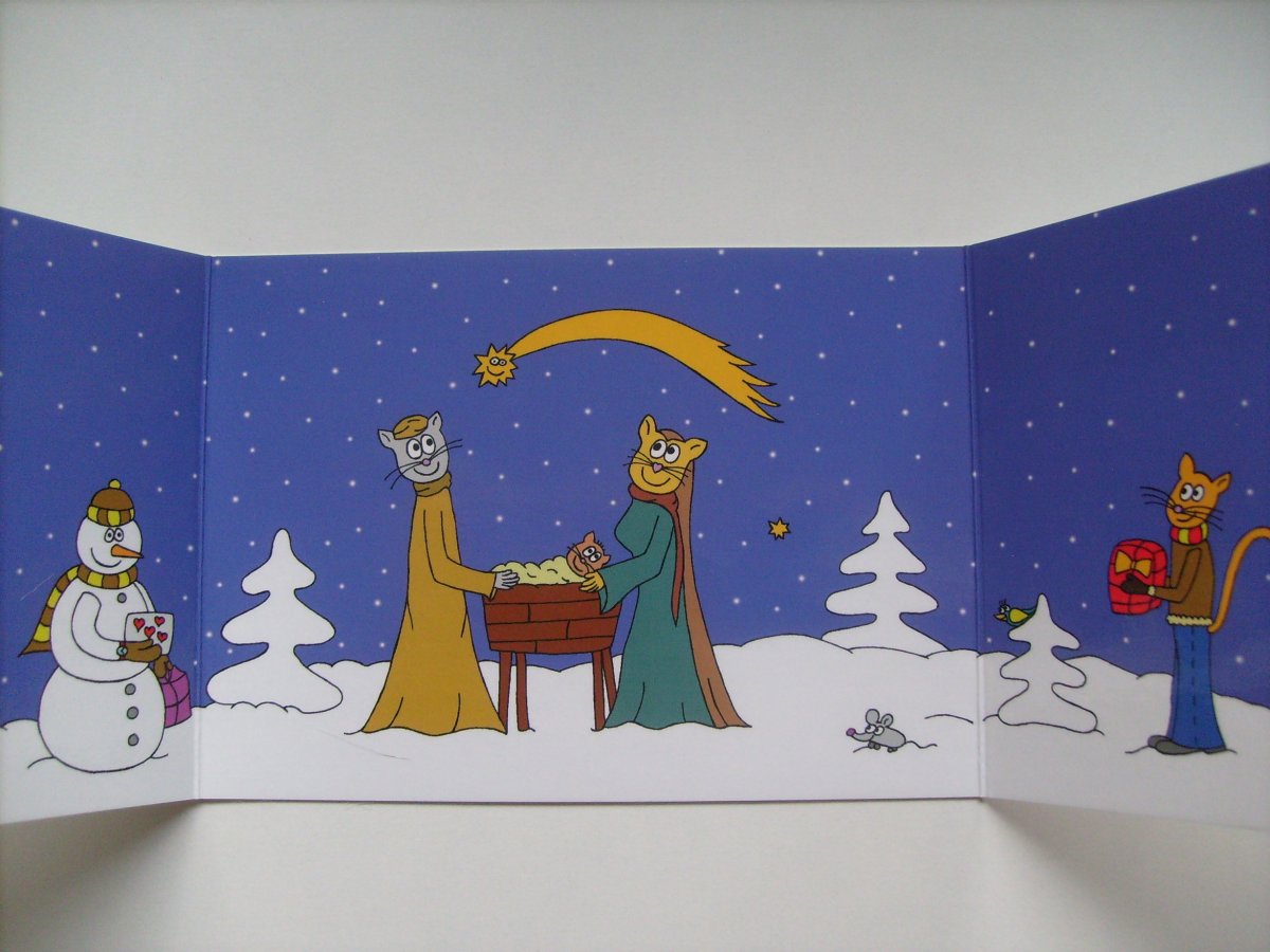 Betlém papírový skládací