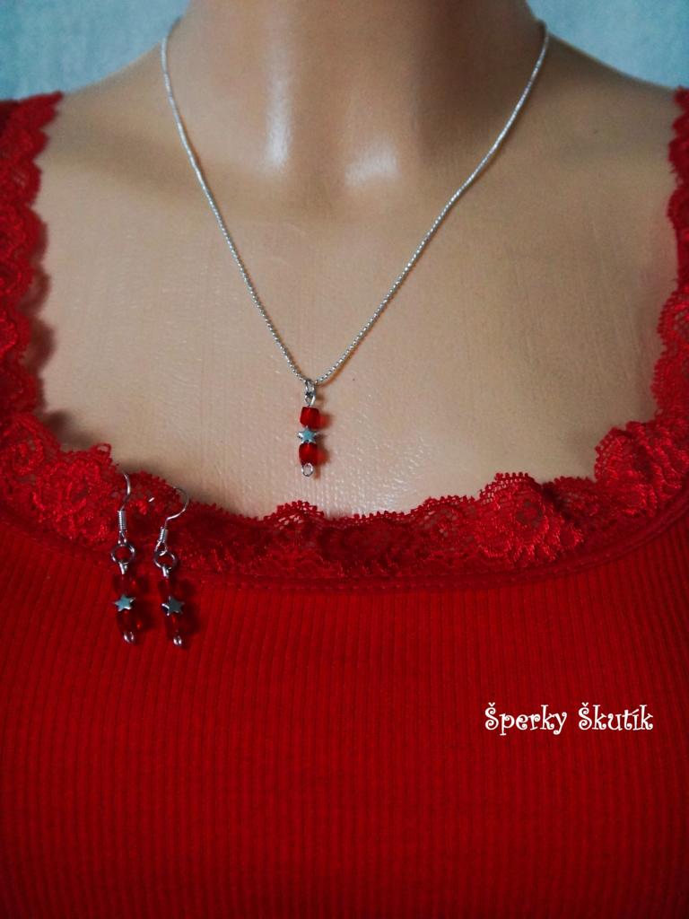 SA0009 - Jemná kostková sada - červená