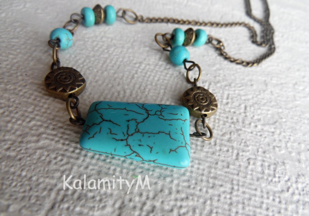 Nepravidelný tyrkenit - náhrdelník