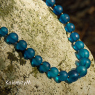 BLUE - náhrdelník a náušnice ze skleněných korálů