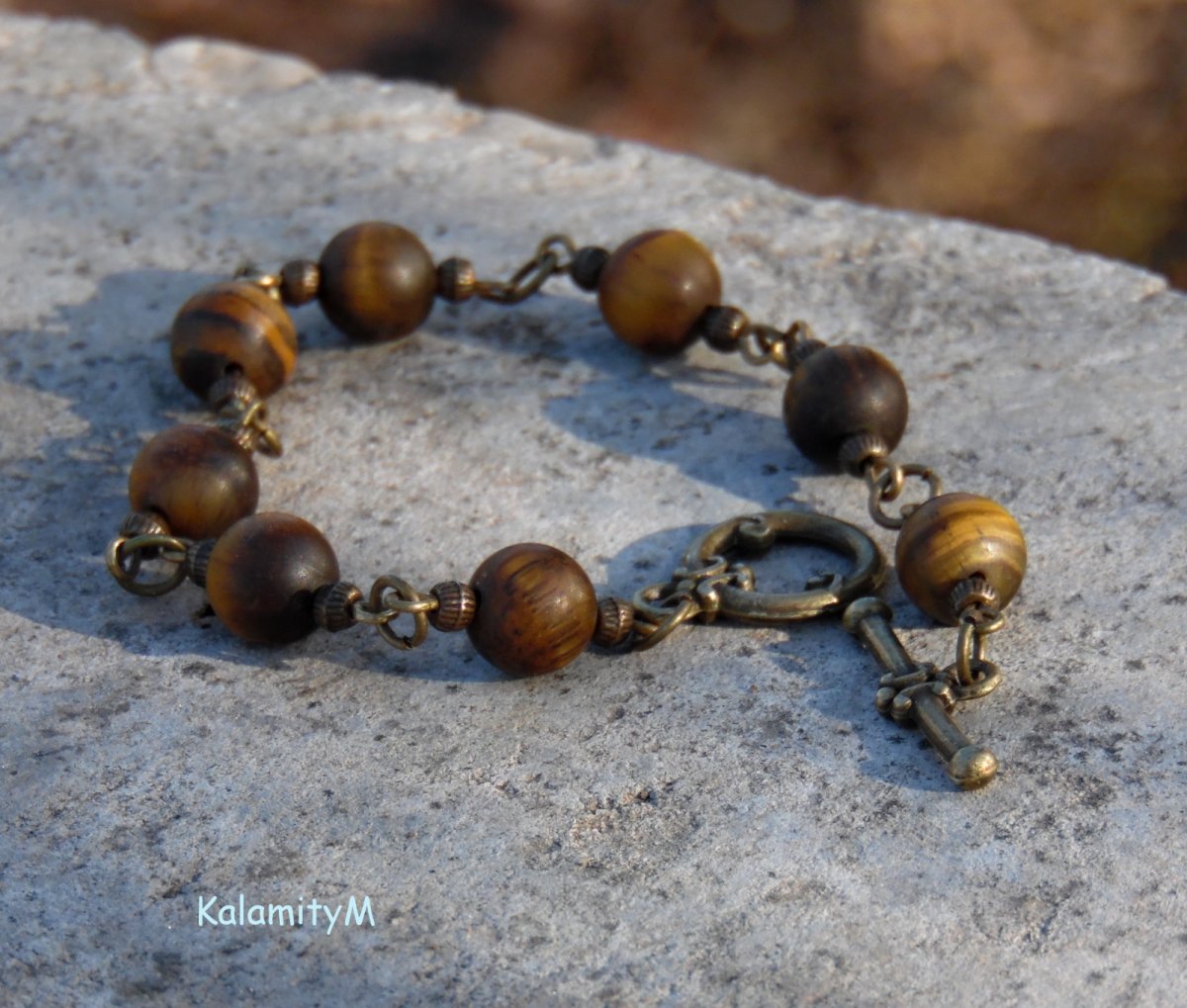 Tygří oko - náramek z tygřího oka