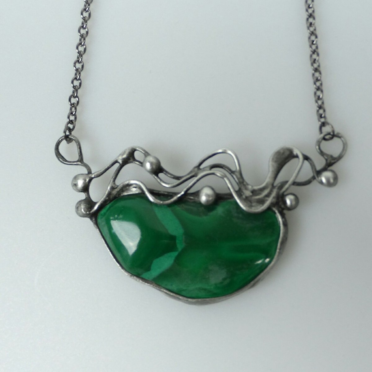 Náhrdelník malachit