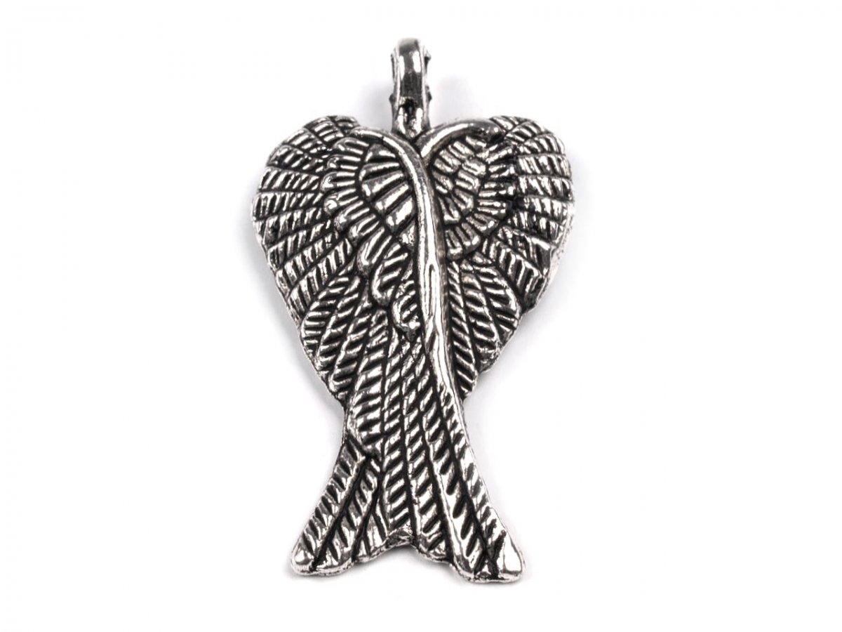 Přívěsek kovový 17x30mm