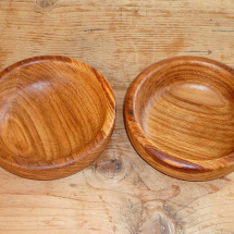 Dřevěné misky 2 ks  M0158 - dub, ø 18 cm