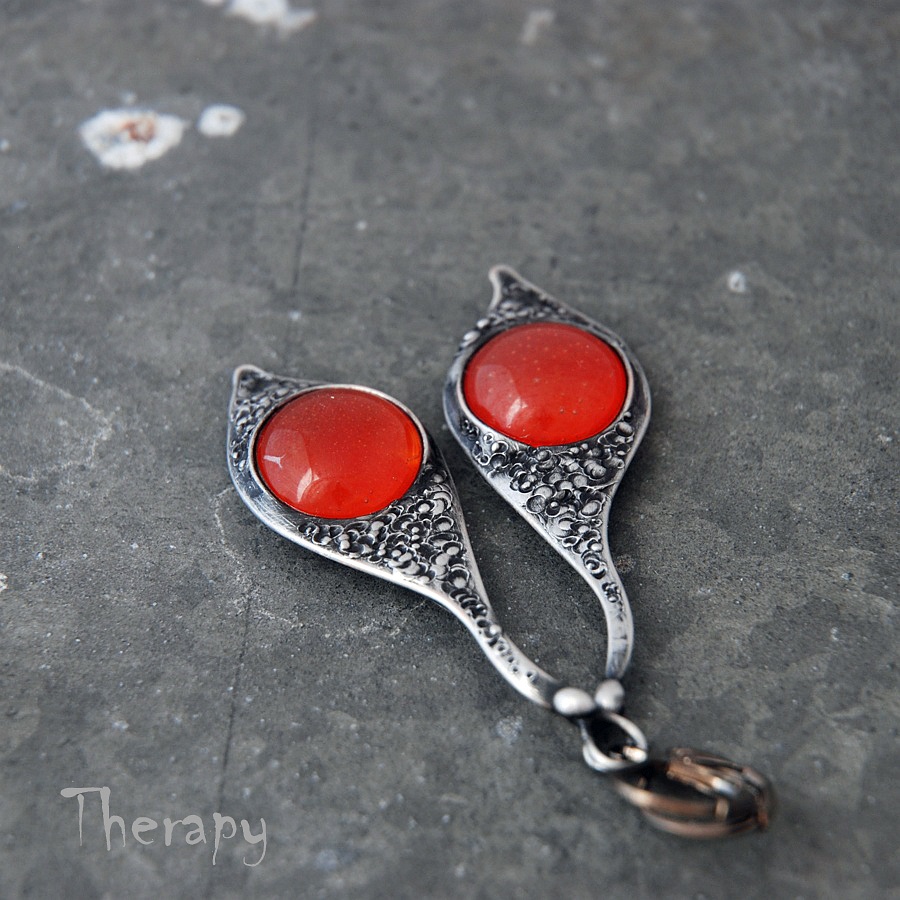 Červená sklíčka - do uší