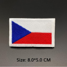Nášivka - vlajka České republiky 8*5 cm