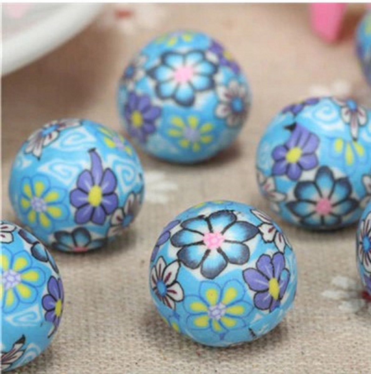 Fimo korálky - 14 mm