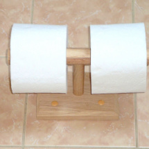 Stojánek na toaletní papír - dub 