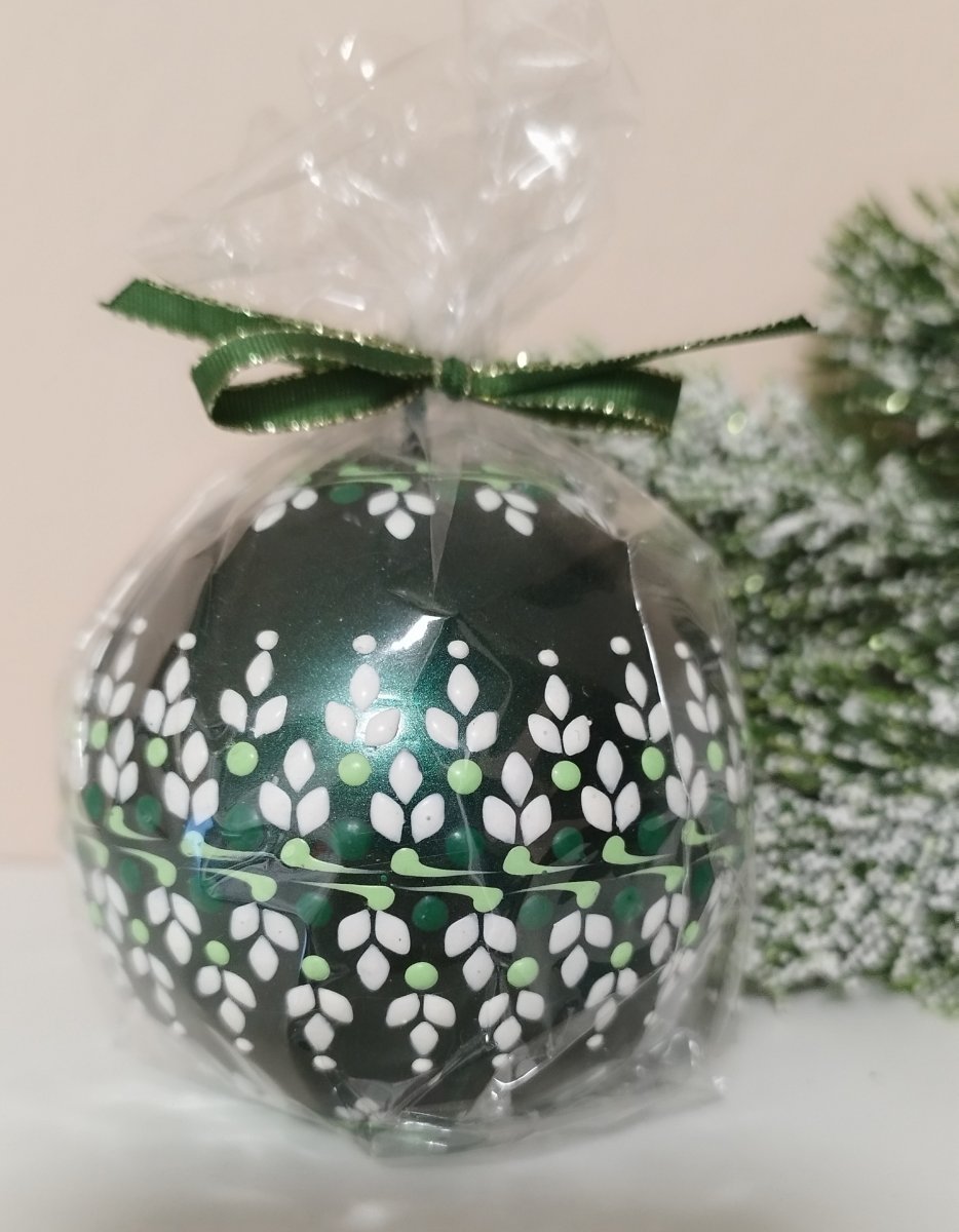 Svíčka ručně zdobená