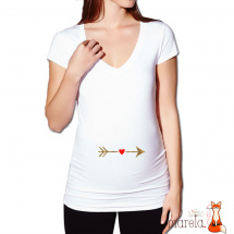 Těhotenské tričko Amorův šíp