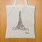 Plátěná taška Eiffelova věž
