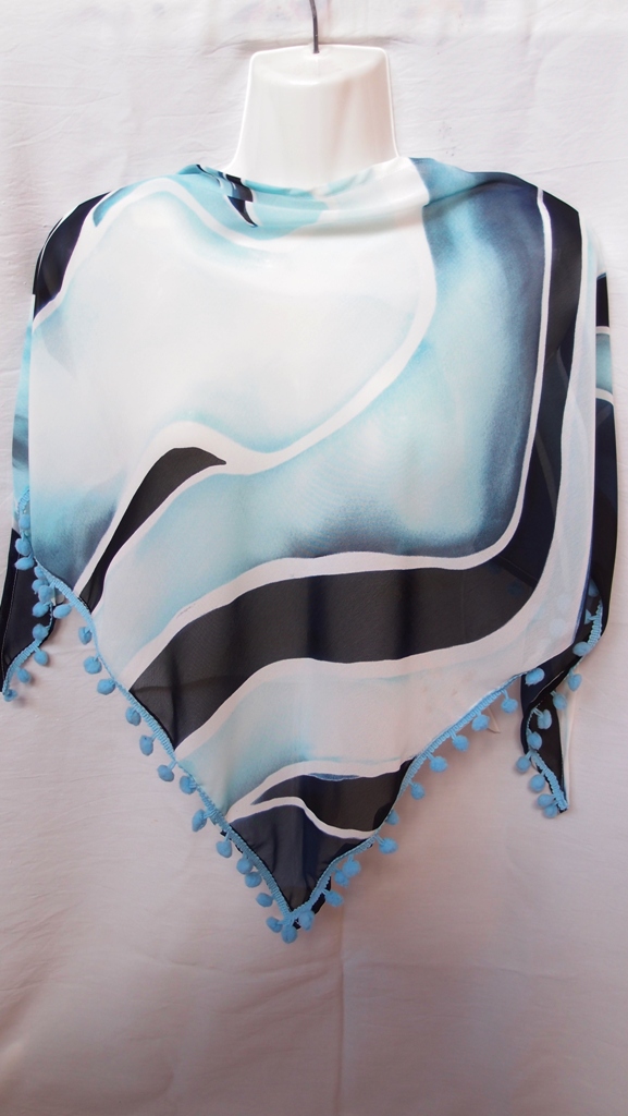 MOŘSKÝ VÁNEK - dámský šátek