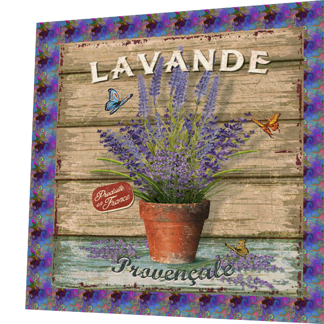 BAVLNĚNÝ PANEL - 20 x 20 cm/bez barev.okraje/  US9-6